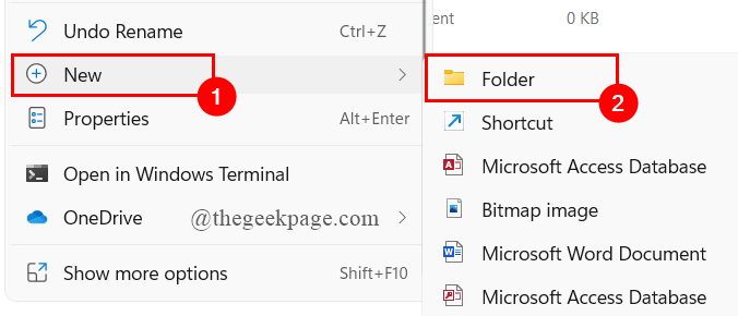 Onedrive Newfolder Création Min