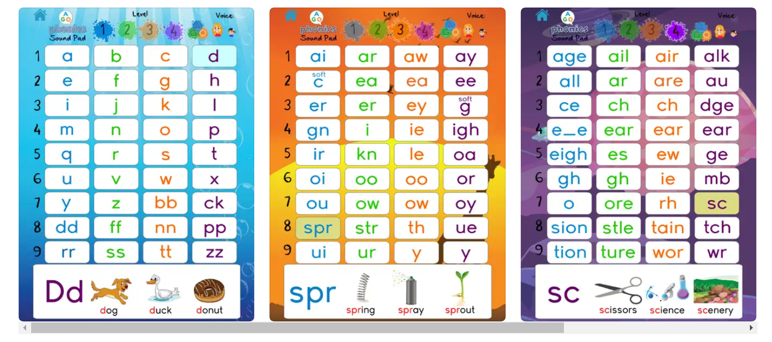 AGO phonics home edition　フォニックス　アプリ
