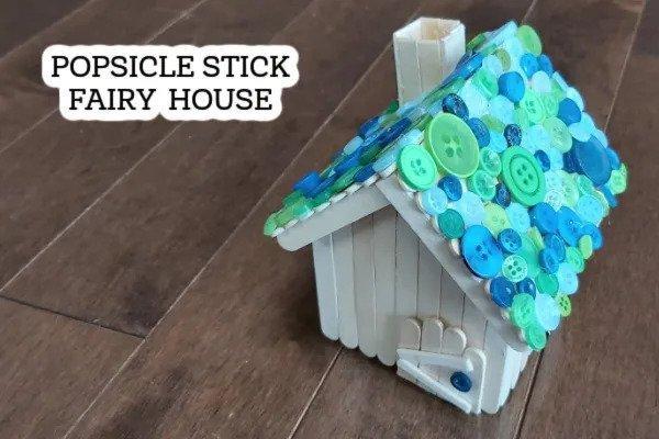 DIY Popsicle Stick House