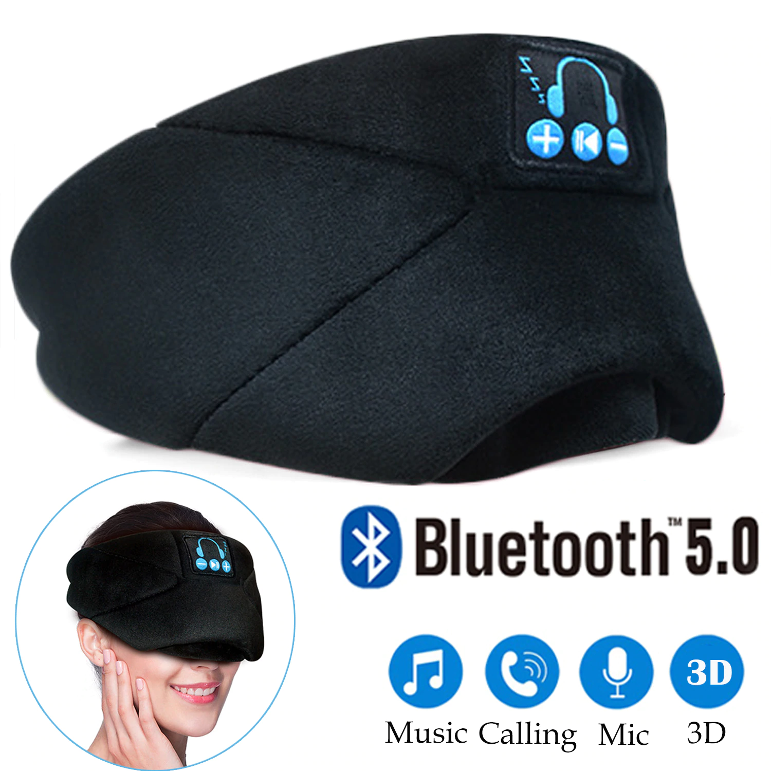 Bluetooth 5.0 Unique Music Eye Mask