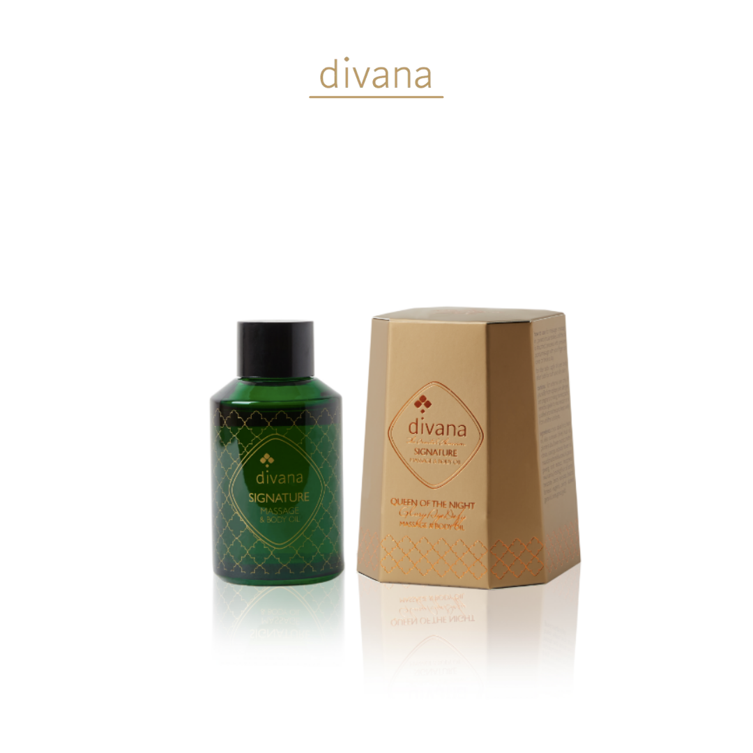 2. น้ำมันนวด Divana Massage & Body Oil