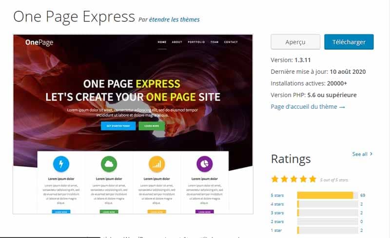  One page express
