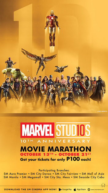 SM Cinema teams up with Marvel Studios for the biggest Marvel Movie Marathon in the country! 