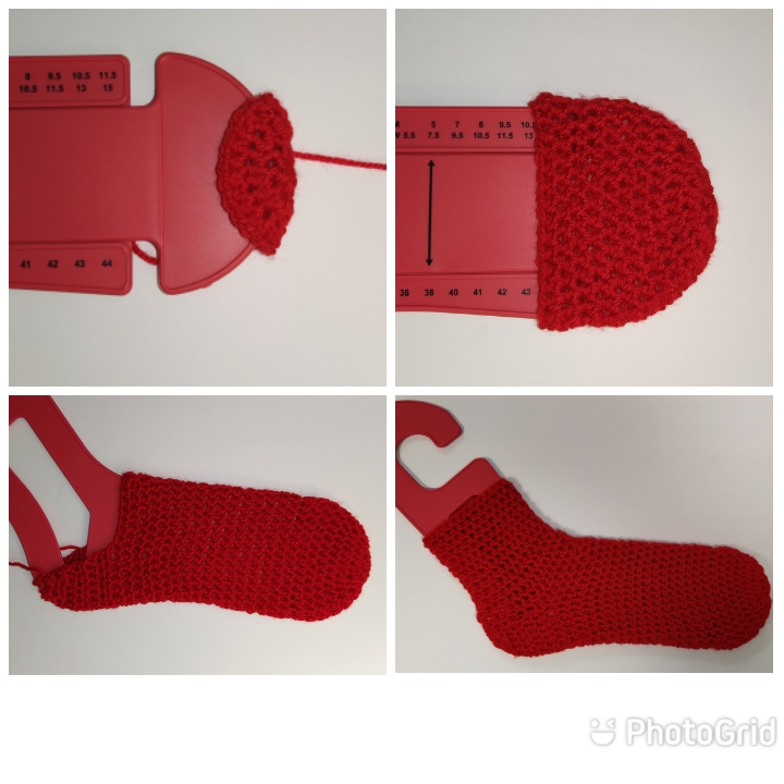 Red Suricata Adjustable Size Sock Blockers - Pair of Socking Stretchers for Knitting & Crochet Socks (2)