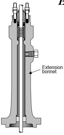 valve Extension bonnet