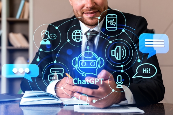 businessman-using-smartphone-chatgpt-business-machine-learning