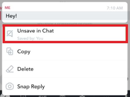 How To Unsave All Chats On Snapchat