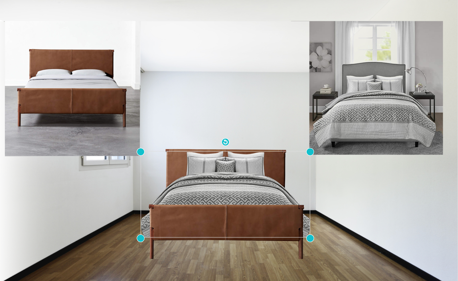 interior design moodboard - Use tracing and cutting tools to pull out the right details
