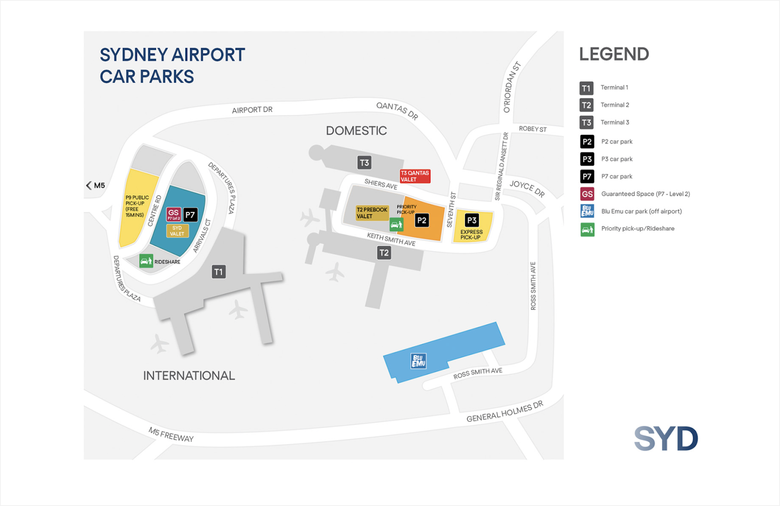 Sydney Airport Map