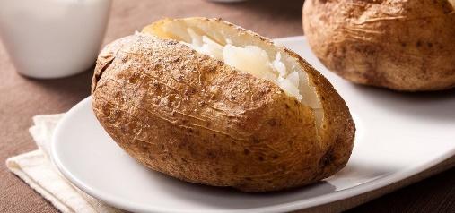 Image result for baked potato with skin