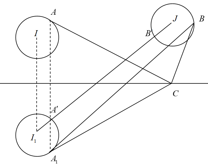 </em>Cho các số phức (z),({z_1}), ({z_2}) thỏa mãn (left| {{z_1} - 4 - 5i} right| = left| {{z_2} - 1} right|) và (left| {overline z  + 4i} right| = left| {z - 8 + 4i} right|). Tính (M = left| {{z_1} - {z_2}} right|) khi (P = left| {z - {z_1}} right| + left| {z - {z_2}} right|) đạt giá trị nhỏ nhất. 1
