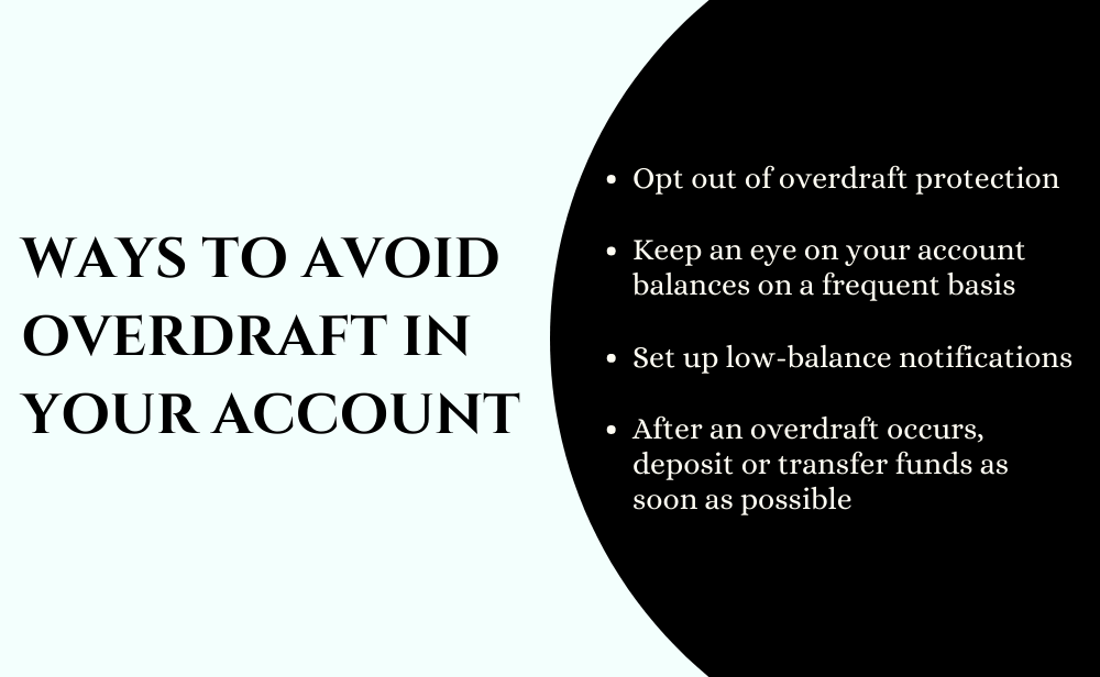 Ways To Avoid Overdraft In Your Account.