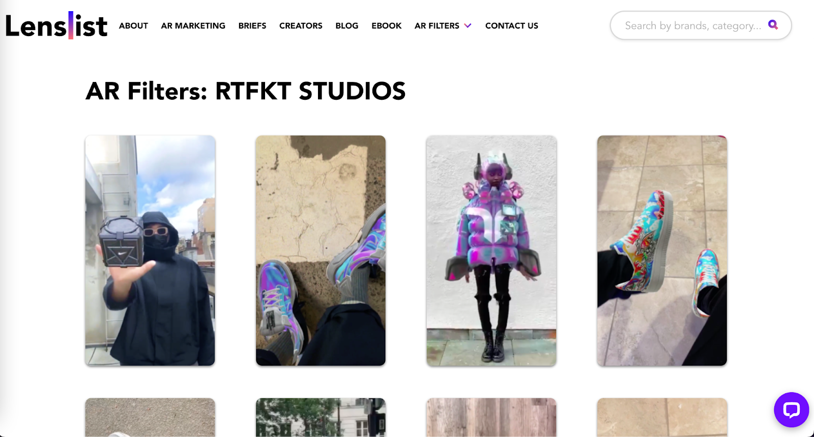 RTFKT：デジタル上のファッションアイテムの制作・販売を行うプロジェクト