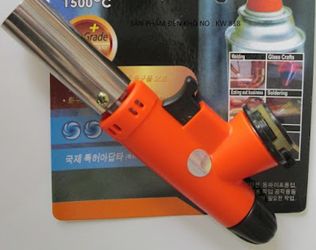 Đèn khò cam Hàn Quốc có công tắc đánh lửa tự động