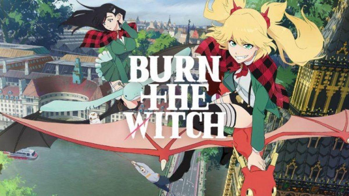 Burn The Witch anime features female witches riding on dragons