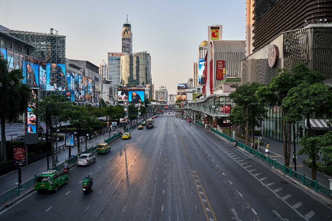 Source: Norbert Braun/ unsplash  centralwOrld (left) is one of the most popular shopping malls located in the heart of Bangkok