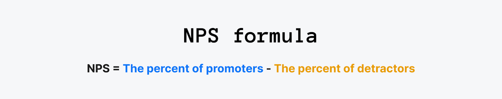 Net promoter score formula for businesses and startups