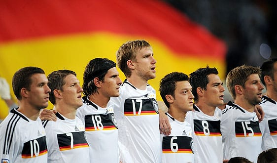 Germany team at the World Cup
