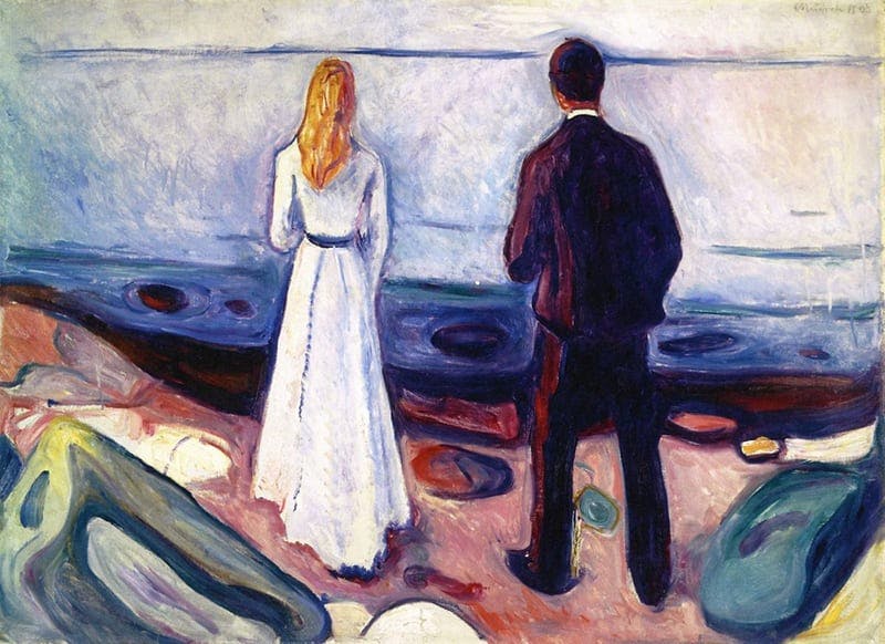 Two Human Beings, 1905, oil on canvas 