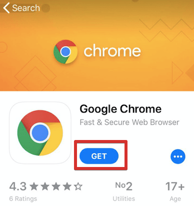Google Chrome Download for iOS