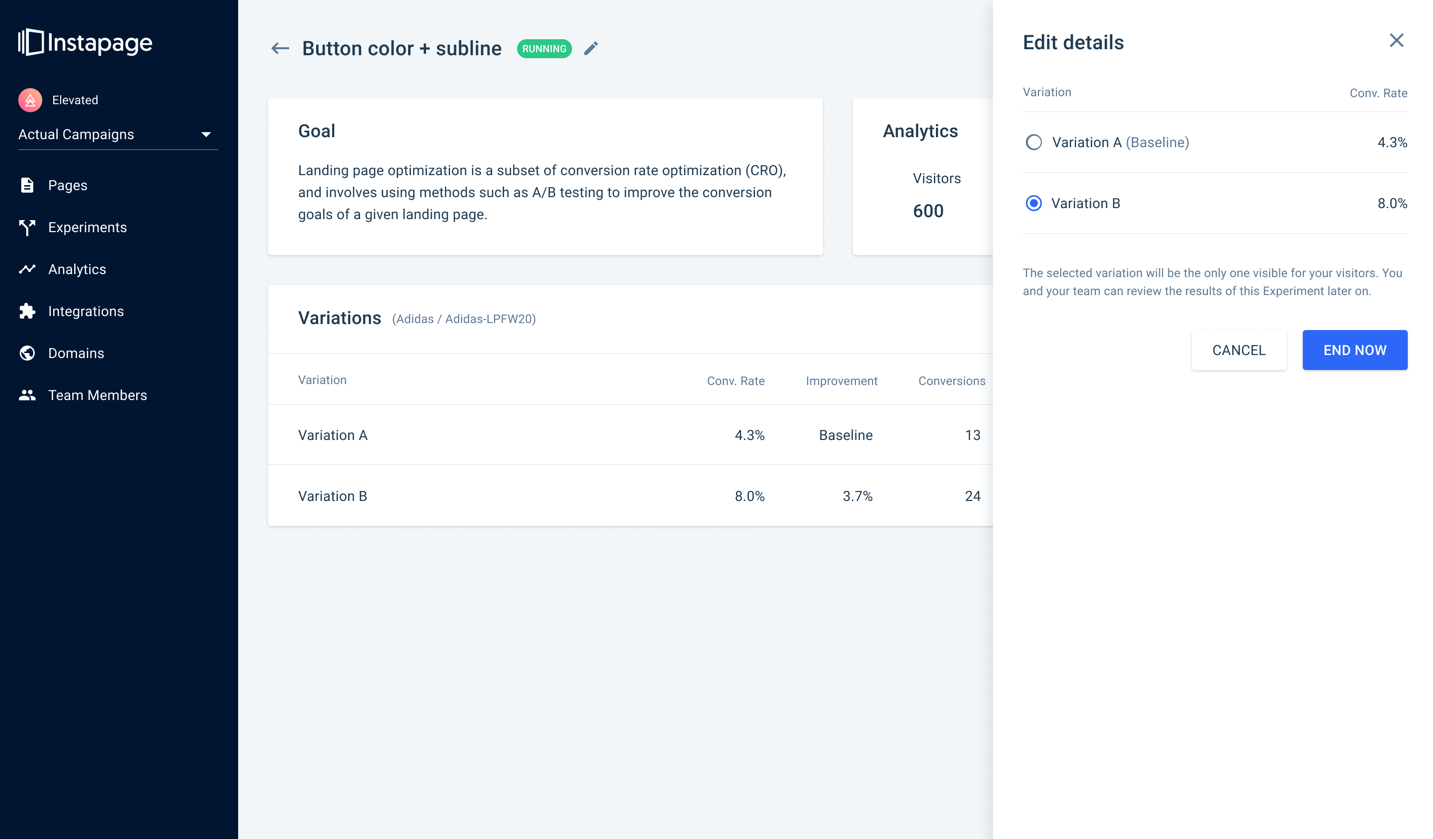instapage a/b testing and heatmaps