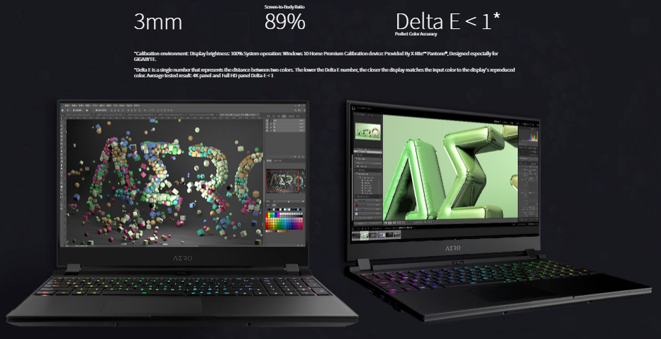 Gigabyte AERO 15KB Gaming  Laptop Creativity