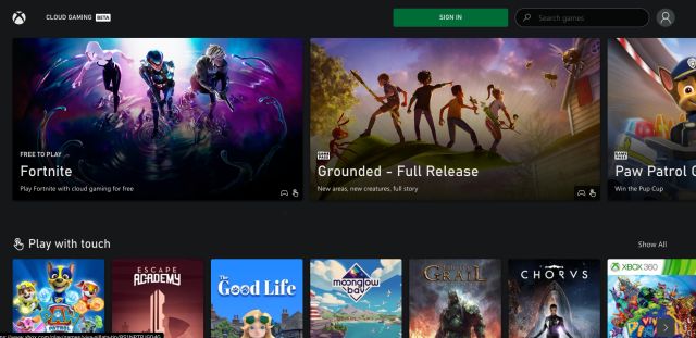 Best Google Stadia Alternatives: Xbox Cloud gaming