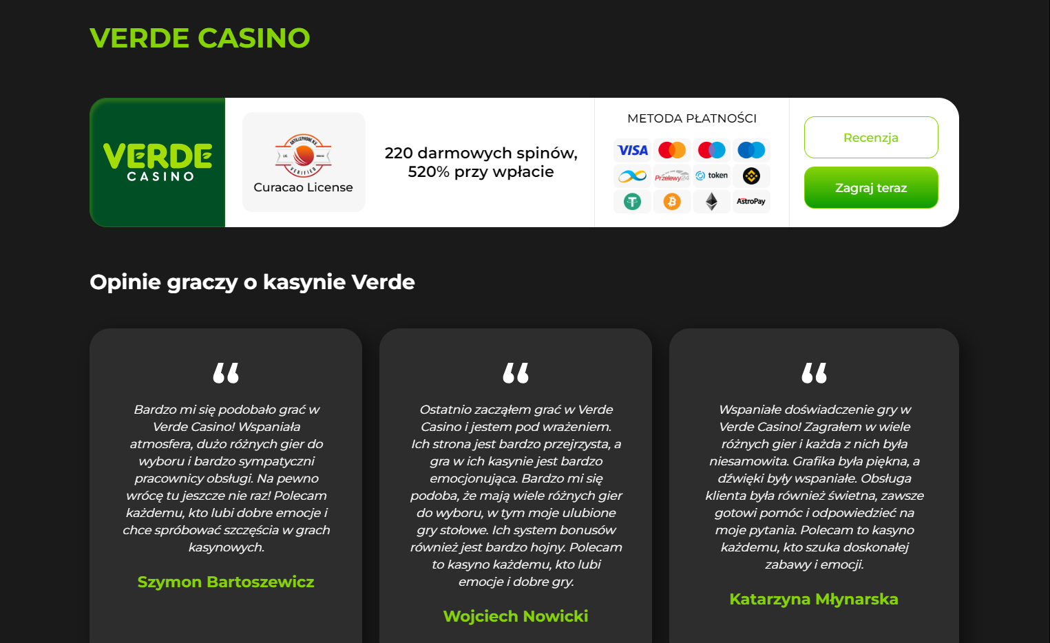 Verde casino