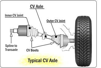 the CV joint 