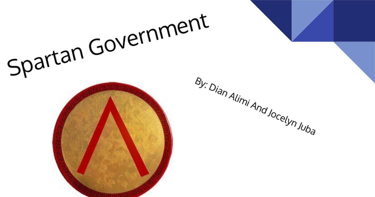 Spartan Government