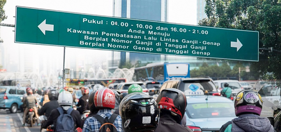 Kebijakan ganjil-genap, usaha Pemprov DKI Jakarta mengatasi polusi udara