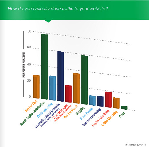 How Do You Typically Drive Traffic to your Web Site 