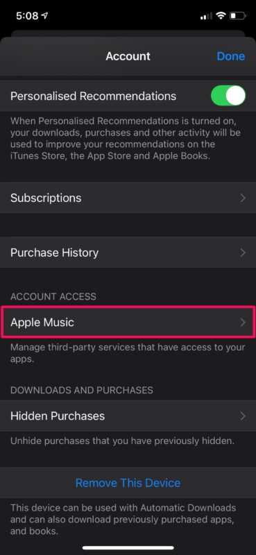 How to View & Remove Apps that Can Access Your Apple Music