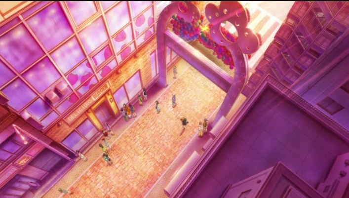 Takeshita street in the anime