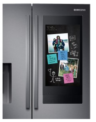 smart refrigerator with touch screen