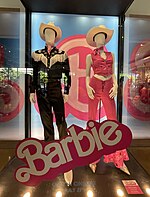 Barbie and Ken costumes from Barbie movie at Warner Bros. Studio Tour Hollywood.jpg