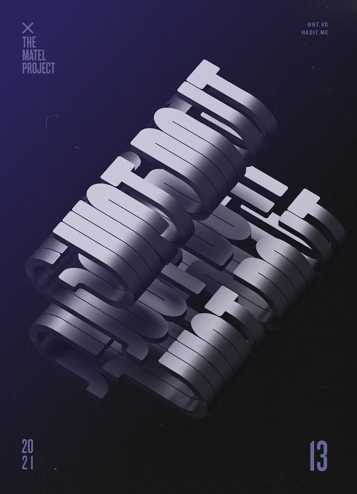 c4d posters typo 3DType typography   3D 3dart 3dposters type