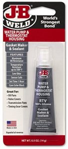J-B Weld 32507 Water Pump and Thermostat Housing RTV Silicone Gasket Maker and Sealant - .5 oz.