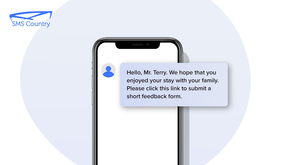 SMS templates for Hotels requesting customer feedback