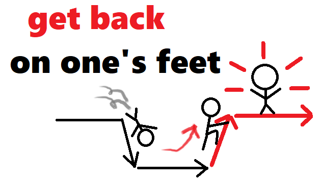 Back on one’s feet