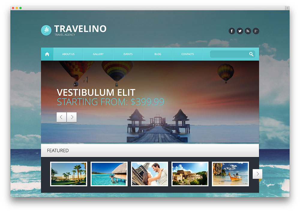 travelino - tema de wordpress para agencia de viajes