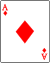 Playing card diamond A.svg