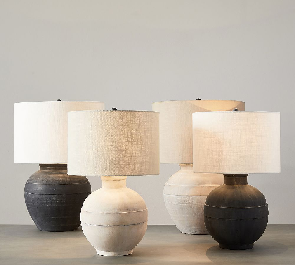 Choose ceramic lamp with light tones to help you sleep better