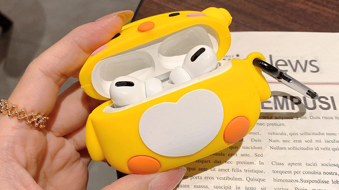 music duck airpod case rubber wholesale gift items online