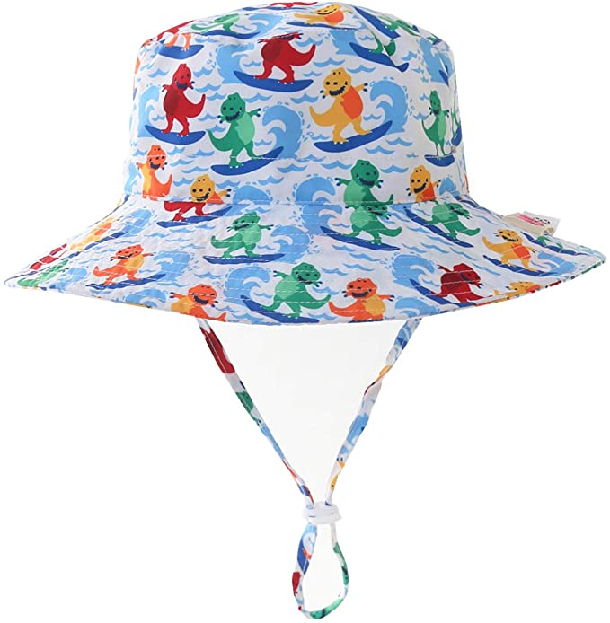 Breathable Safari Sun Protection Hats Adjustable Magracy Toddler Kids Bucket Sun Hat UPF 50 