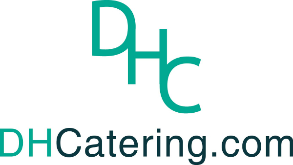 Logotipo de la empresa de catering DH