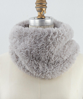 Luxe Faux Fur Cowl (Knit) - All About Ami