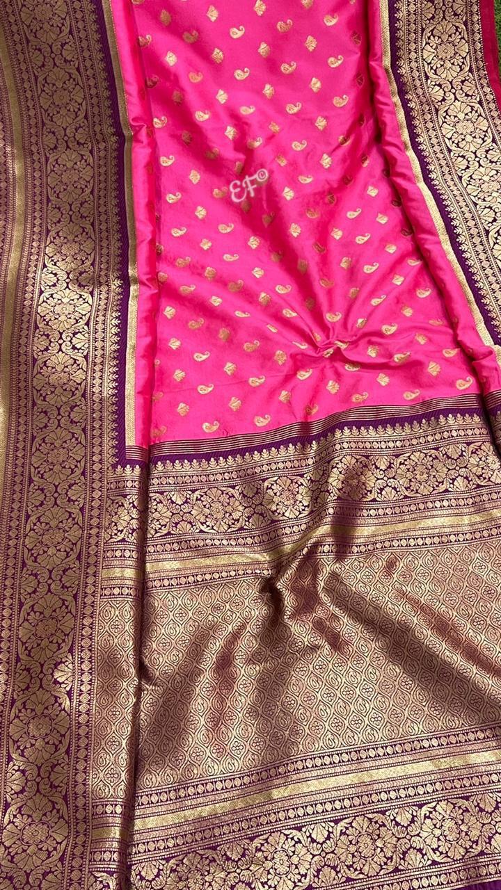 Kanjeevaram Banarasi Silk Saree