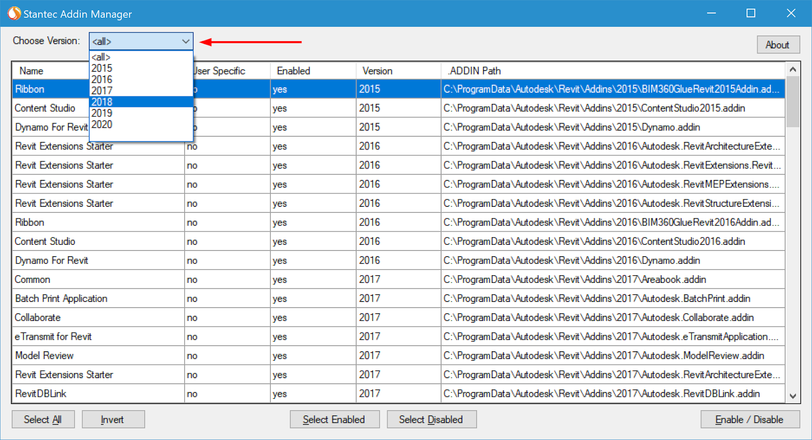 Revit add-ins