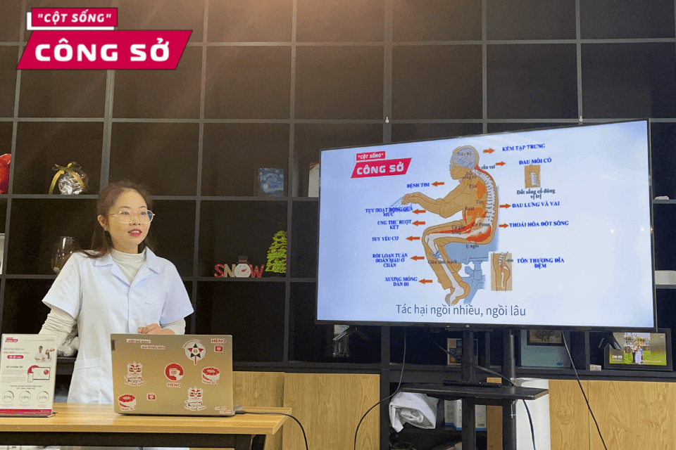 Workshop sức khỏe từ Cột Sống Công Sở